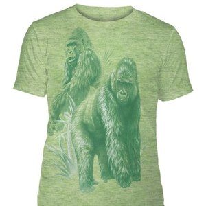 The Mountain Monotone Gorillas Jungle King Kong Primate Ape Monkey Shirt M